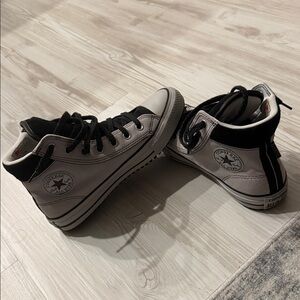 Custom Suede Converse High Top Sneakers